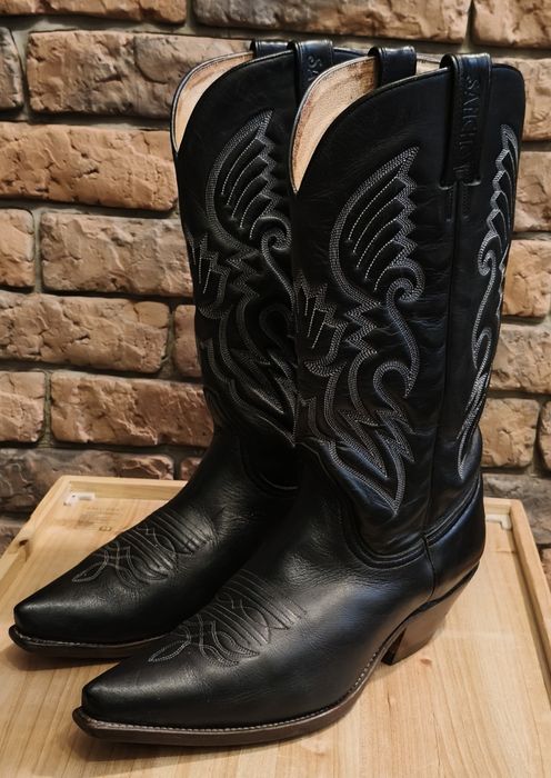 Kowbojki SANCHO skóra cowboy boots 44