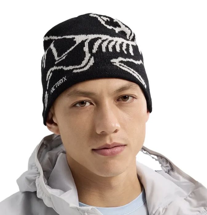 шапка Arc’teryx сіра/чорна