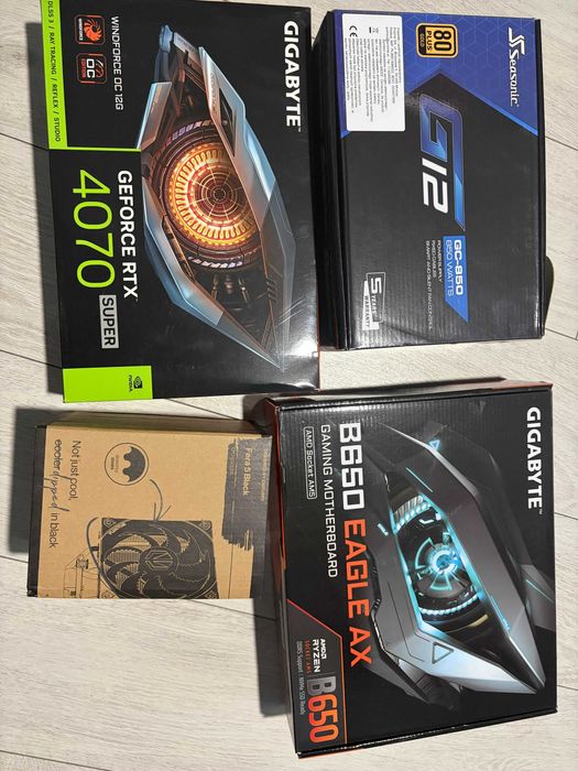 Komputer gamingowy PC AMD Ryzen 5 7500F/RTX4070 Super/1TB/32GB  monitor GRATIS