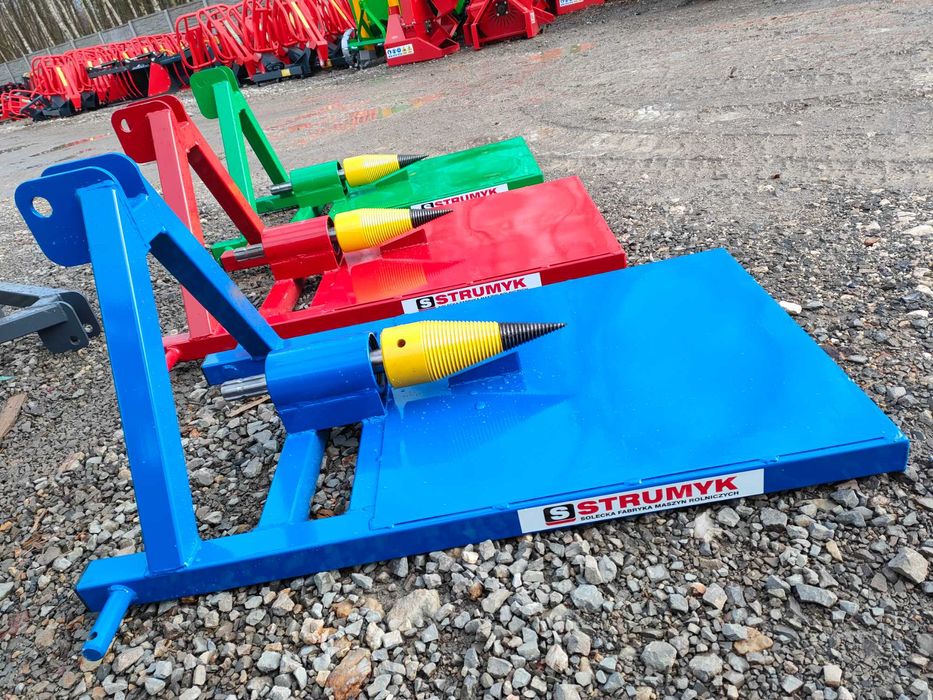 Łuparka świdrowa do ciągnika na WOM-łupiarka do drzewa-rozdrabniacz