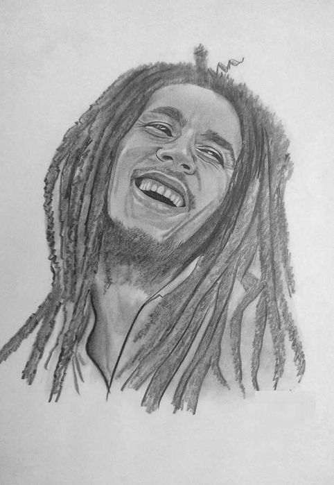 Desenhos e pinturas de retratos artísticos