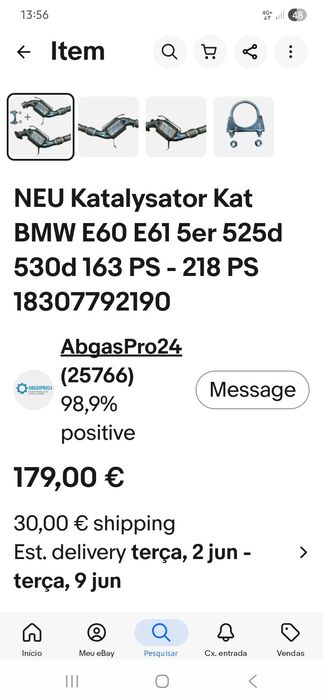 Catalisador e60 e61465820434133821443