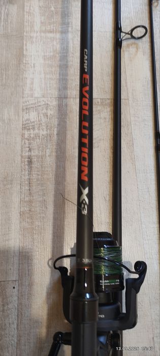Удилище карповое Golden catch Evolution 3.90м 3.5lb 3sec + катушка Carp Pro7000