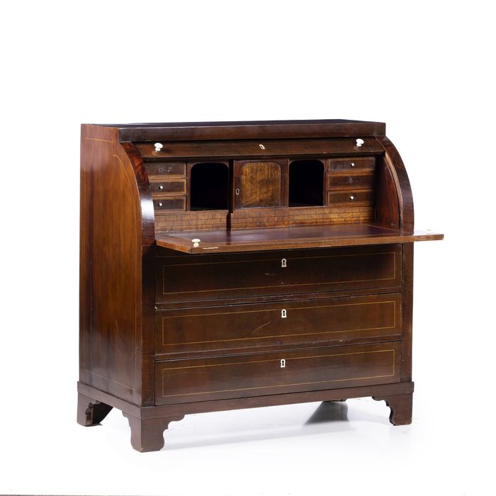 Móveis - Secretária de cilindro - Biedermeier
