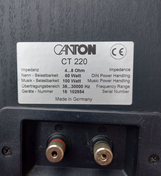 Hi-fi фильтра  CANTON  ct-220 CANTON  fonun 300