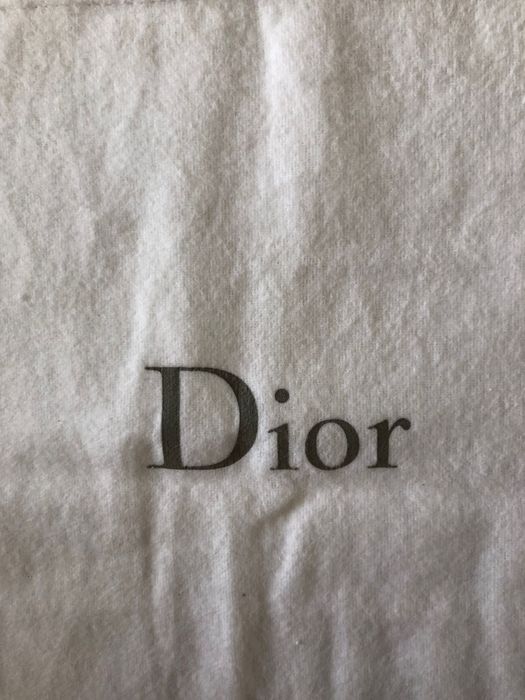 Оригінальний пильник Christian Dior France білого кольору мішечок Hermes сірий