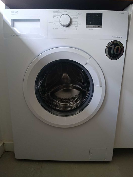Máquina de lavar roupa 
 Beko WTE7611BWR 7Kg 1200RPM Classe D Branco