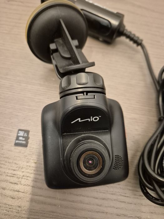 Kamera samochodowa MIO, karta 16GB, zasilacz