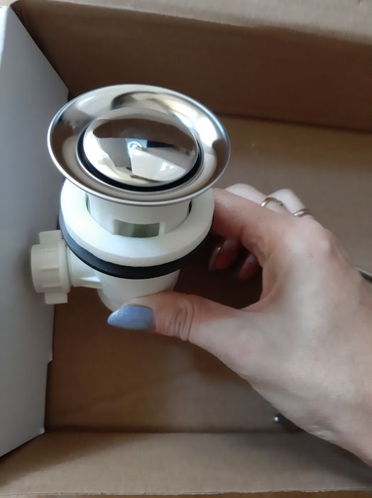 Nowy korek, syfon hansgrohe