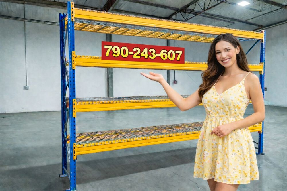 Regały magazynowe paletowe półkowe metalowe