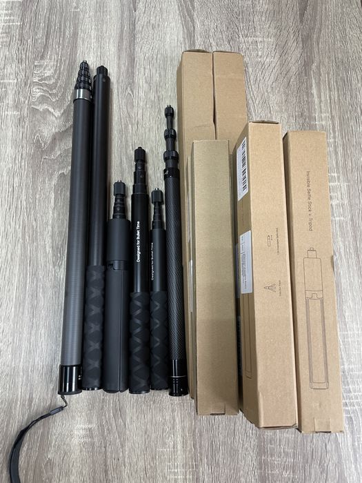 Invisible stick insta360 селфі палка 114 см Аксесуари захист лінз