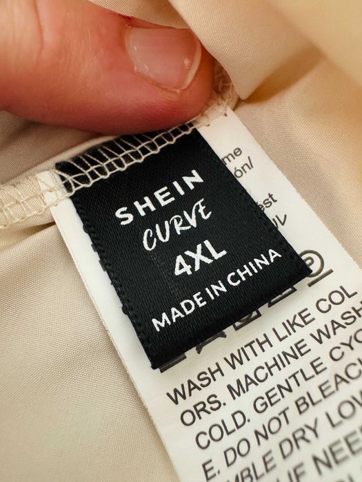 Sukienka koronkowa 48/50  Curve 4XL ECRU midi boho ażurowa