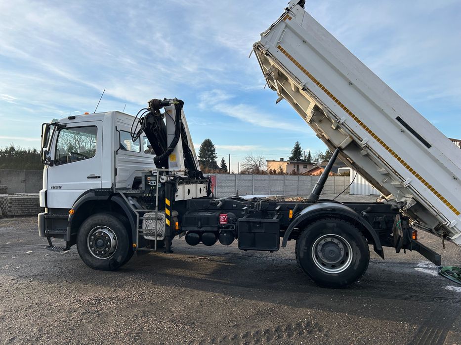 Mercedes Benz Axor 1828 Wywrotka HDS Palfinger