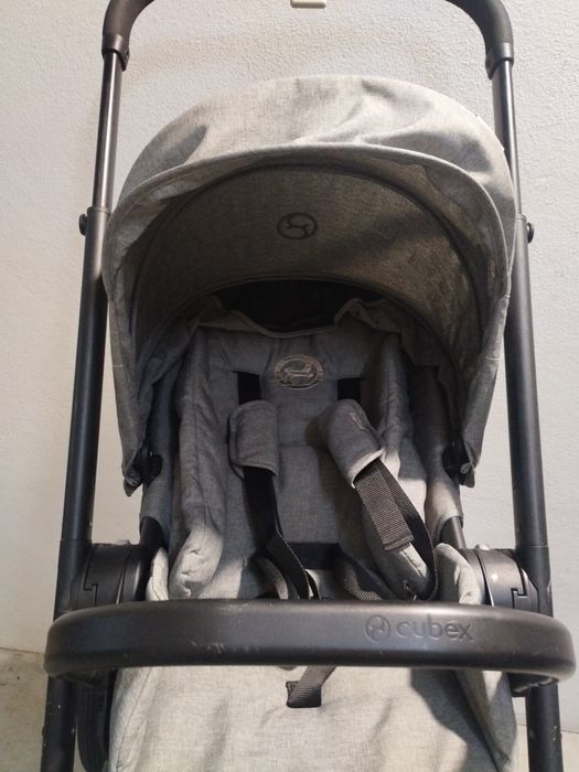 Carrinho e ovo e adaptador cybex