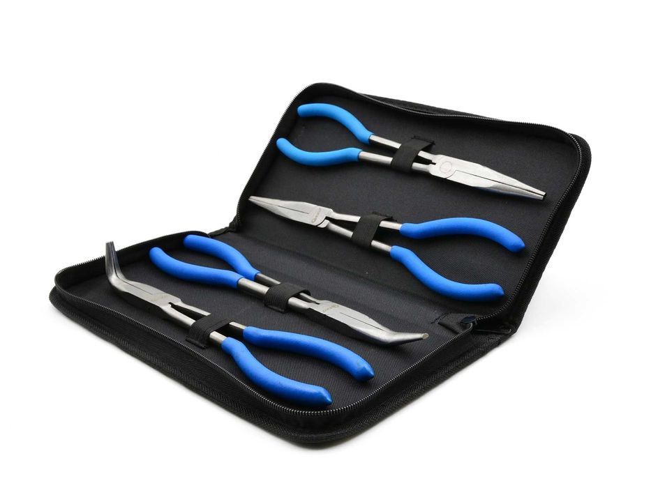 #2997 Zestaw szczypiec długich 280 mm 4 sztuki szczypce  Cr-V G00826