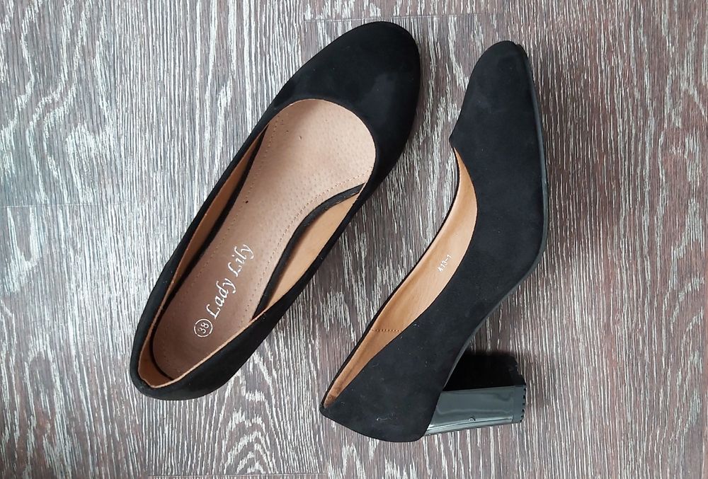 Туфли замшевые новые