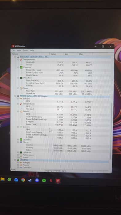 Computador portátil gaming rtx 3070 17.3 polegadas