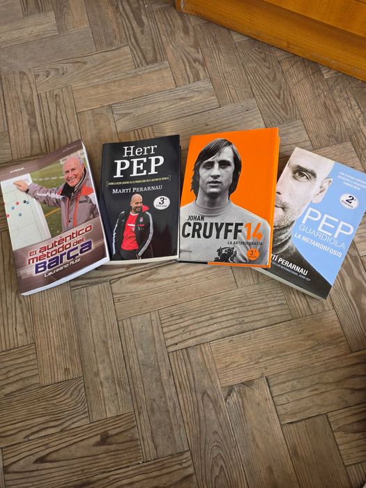 Coleção 108 Livros de Futebol - Tática, Treino, Guardiola, Mourinho