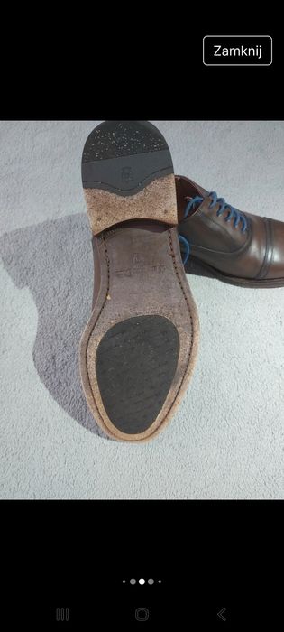 Buty skórzane Oxford Massimo Dutti r. 41