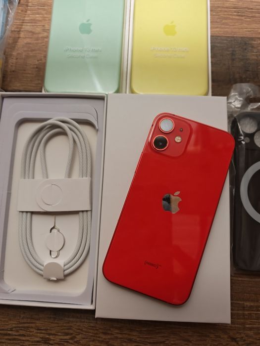 iPhone 12 Mini 5.4" 256GB Red Como Novo, Aceito Retomas