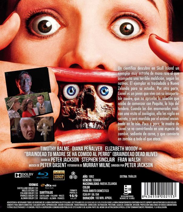 Braindead (Tu Madre Se Ha Comido A Mi Perro)/Morte Cerebral (Blu-Ray)
