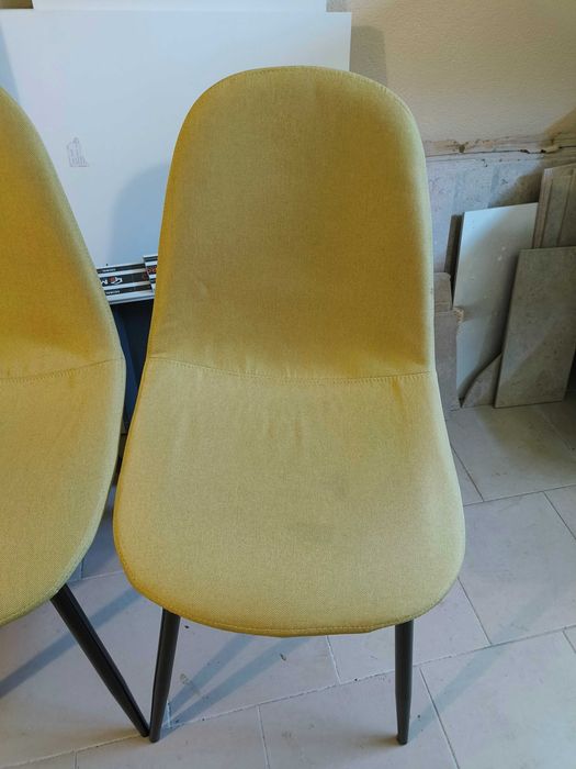 4 Cadeiras Area Store Mostarda