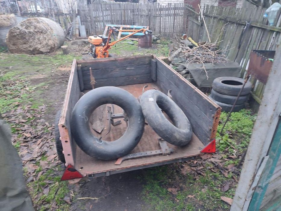 Мотоблок з причепом