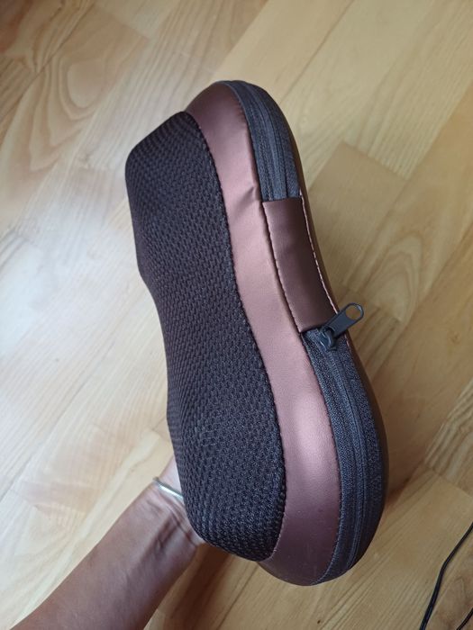 Массажная подушка инфракрасный роликовый массажер для шеи спины ног