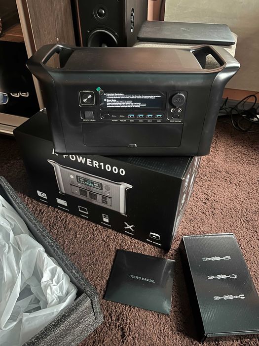 Потужна нова зарядна станція 1800вт LiFePO4 new black