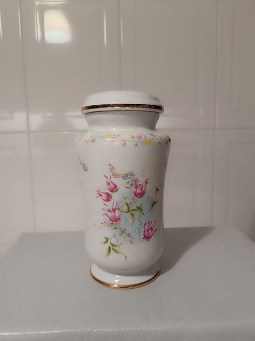 Jarra Flores. Porcelanas Encarnação Portugal. 24 cm