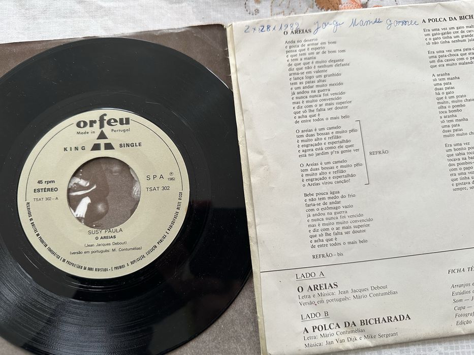 O areias vinil pequeno