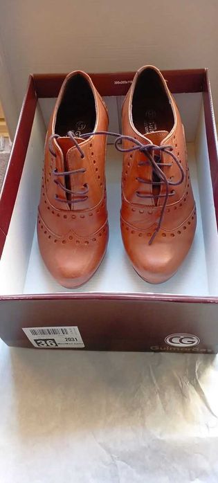 Botim Mel/Camel Pele 36 Novo