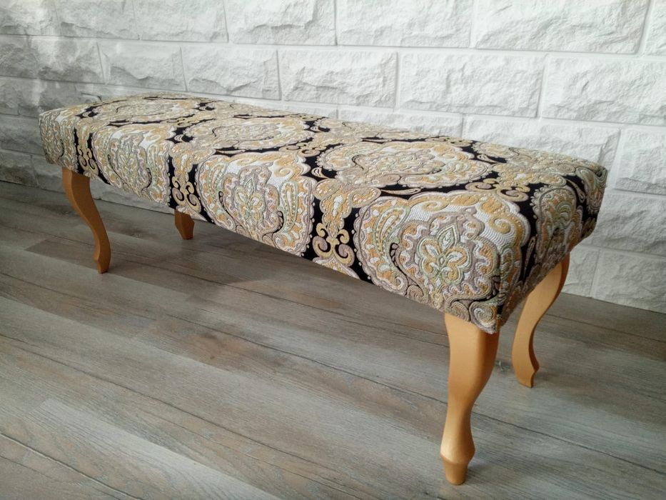 Ławeczka piękny barokowy wzór