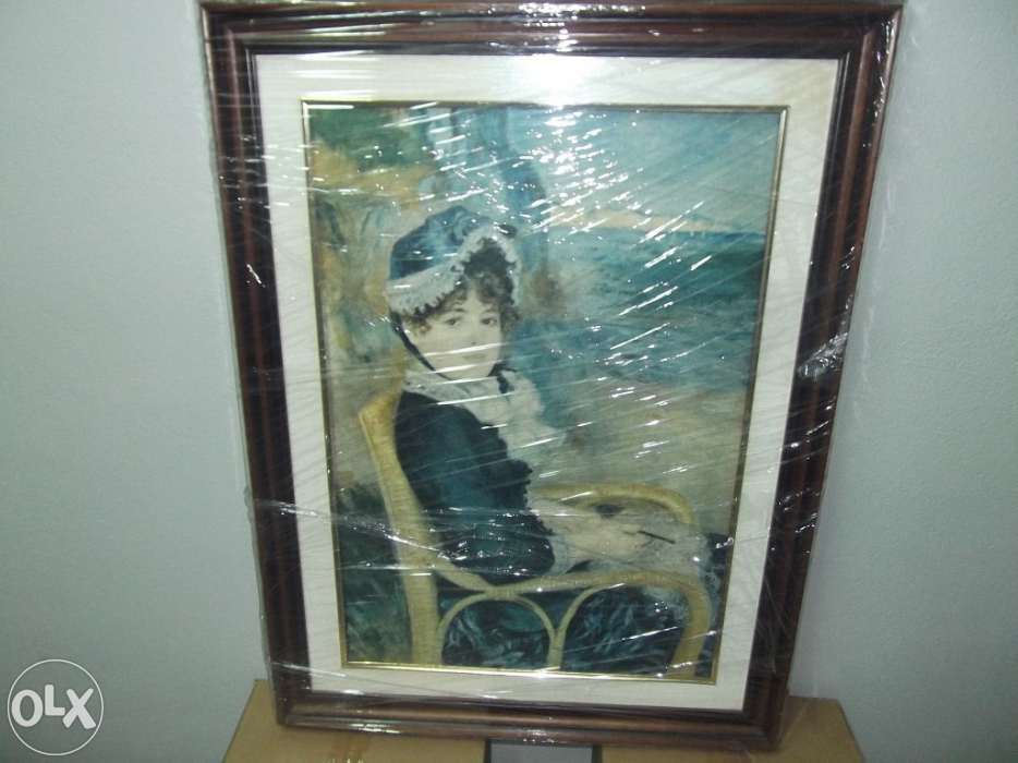 Quadro em tela pintado a mão