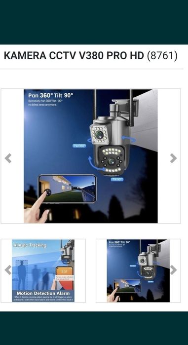 Kamera solarna na kartę SIM 4G  8mpx duży największe aku plus panel