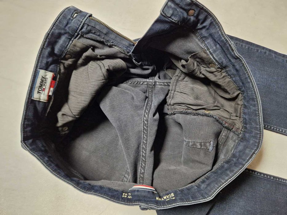 TOMMY HILFIGER - SCANTON SLIM W34L34 pas 93 cm Ideał ^