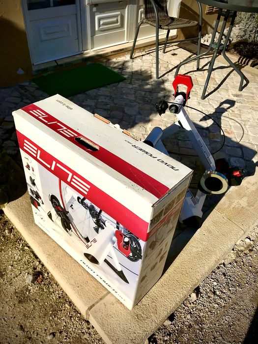 Rolo de treino para bicicleta de estrada Elite Novo Power