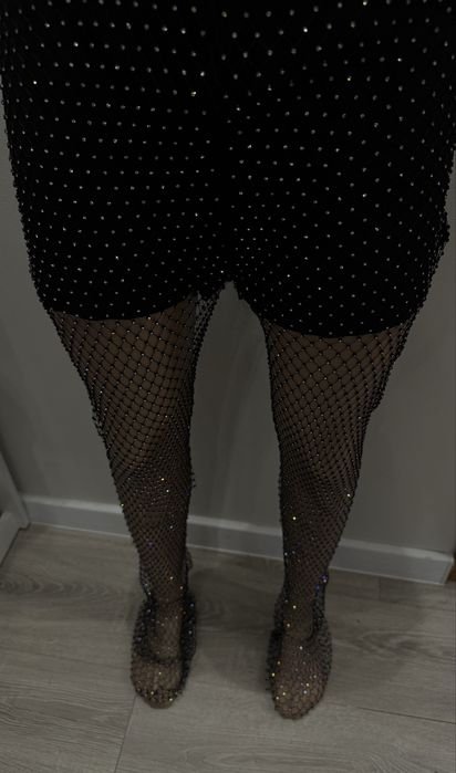 Штани зі стразами + шорти