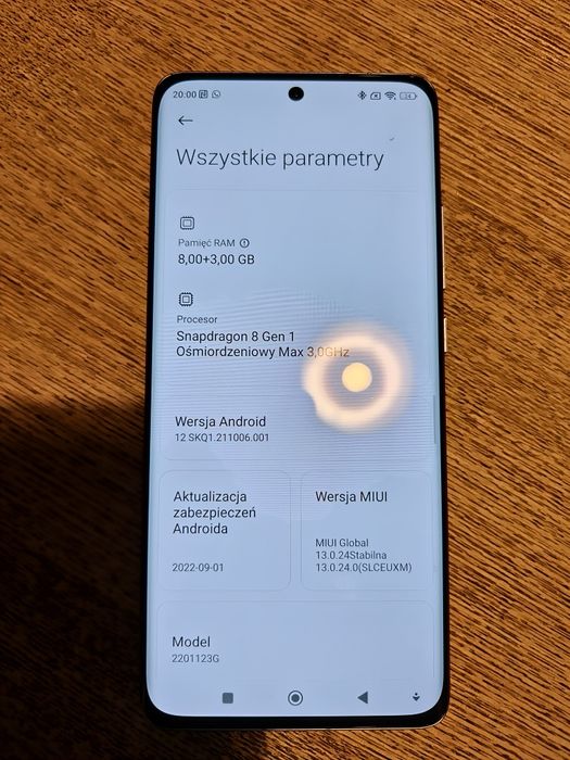 Smartfon Xiaomi 12 8/256 Flagowiec Snapdragon 8
