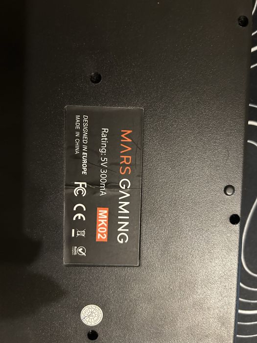 Conjunto tapete e teclado Gamimg mars gaming mecanico rgb