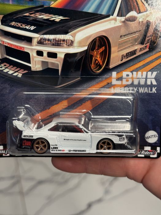 Hot Wheels Premium Nissan Skyline GT-R R34 LBWK Super Silhouette LB-ER
