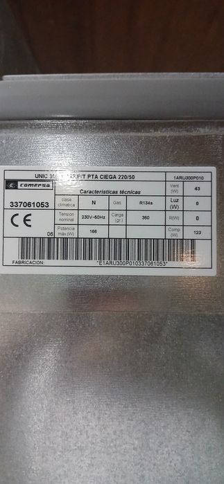 Entrega 2 Frigorificos inox para restauração  a funcionar, ler descrição do anúncio.