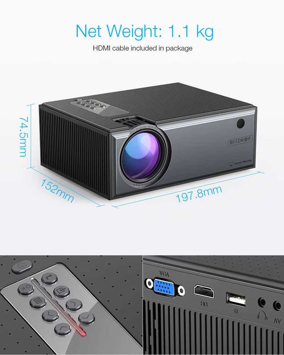 Мультимедийный проектор BlitzWolf BW-VP1