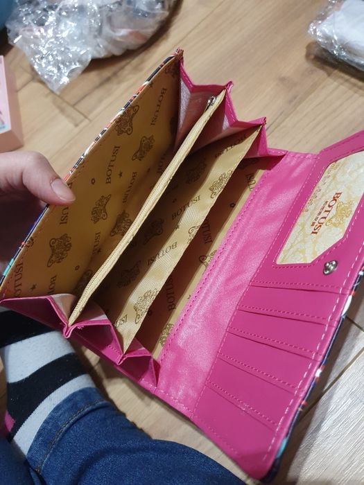 Nowy portfel w kwiaty