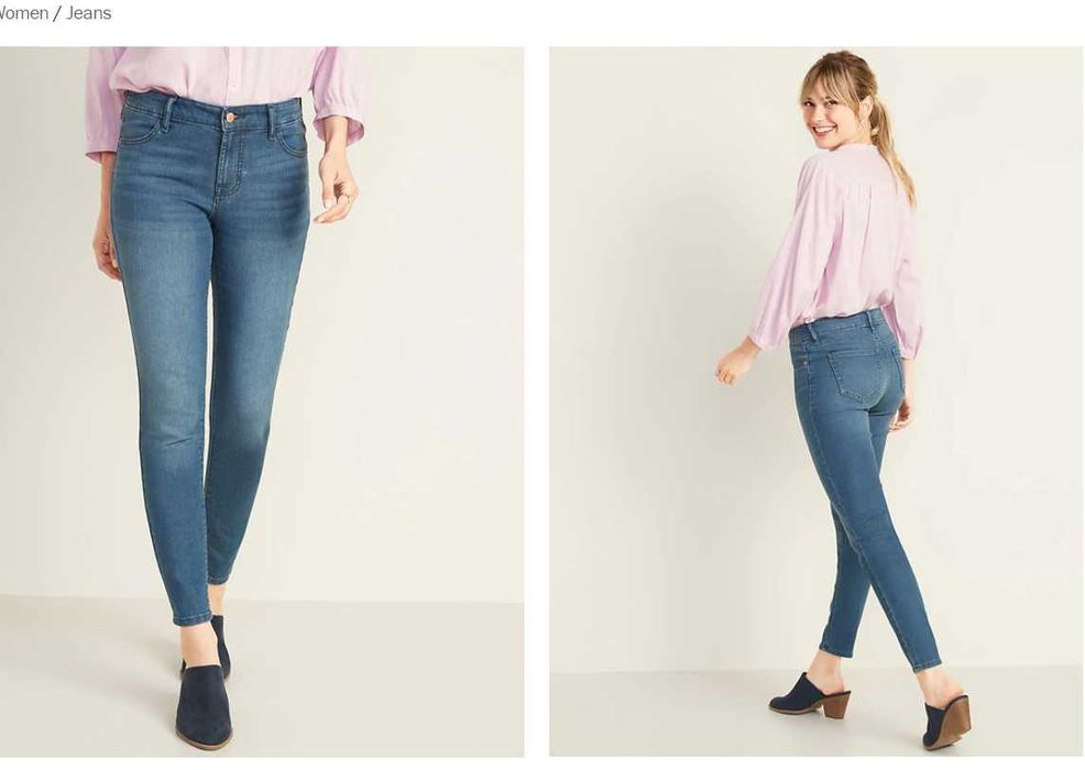 Скінні джинси облягаючі слім середня посадка вузькі стрейчові тягнутьс