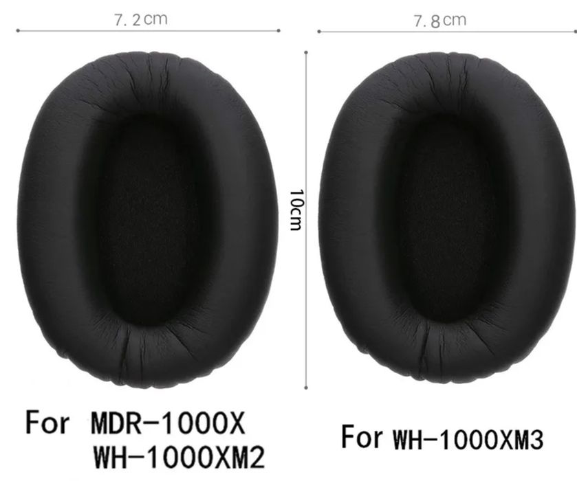 Sony WH-1000 Substituição espumas