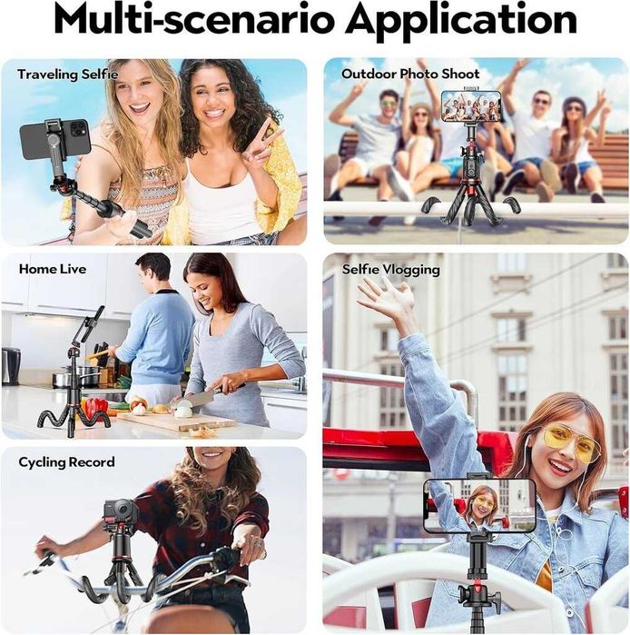 Гнучкий штатив трипод для телефона селфі монопод для айфон PROOVE