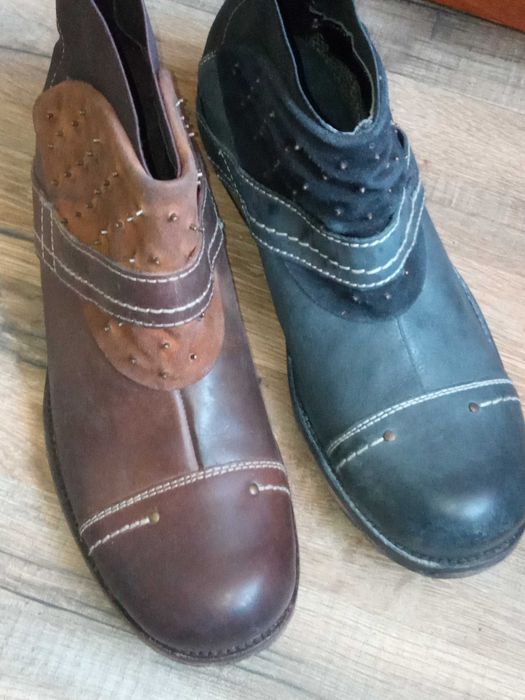 Кожаные ботинки              .