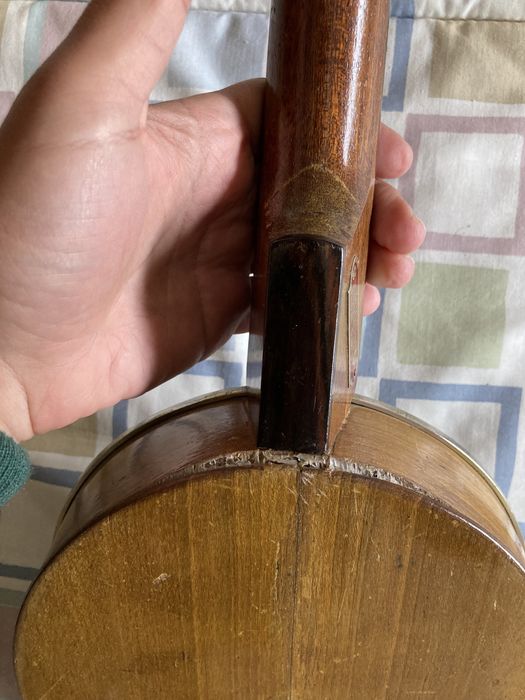 Banjo, antigo, de 8 cordas