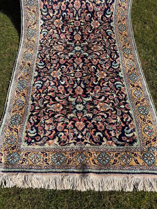 Dywan Chodnik Jedwabny R. Tkany Perski GHOUM / Qom 310x95 gal. 17 tyś